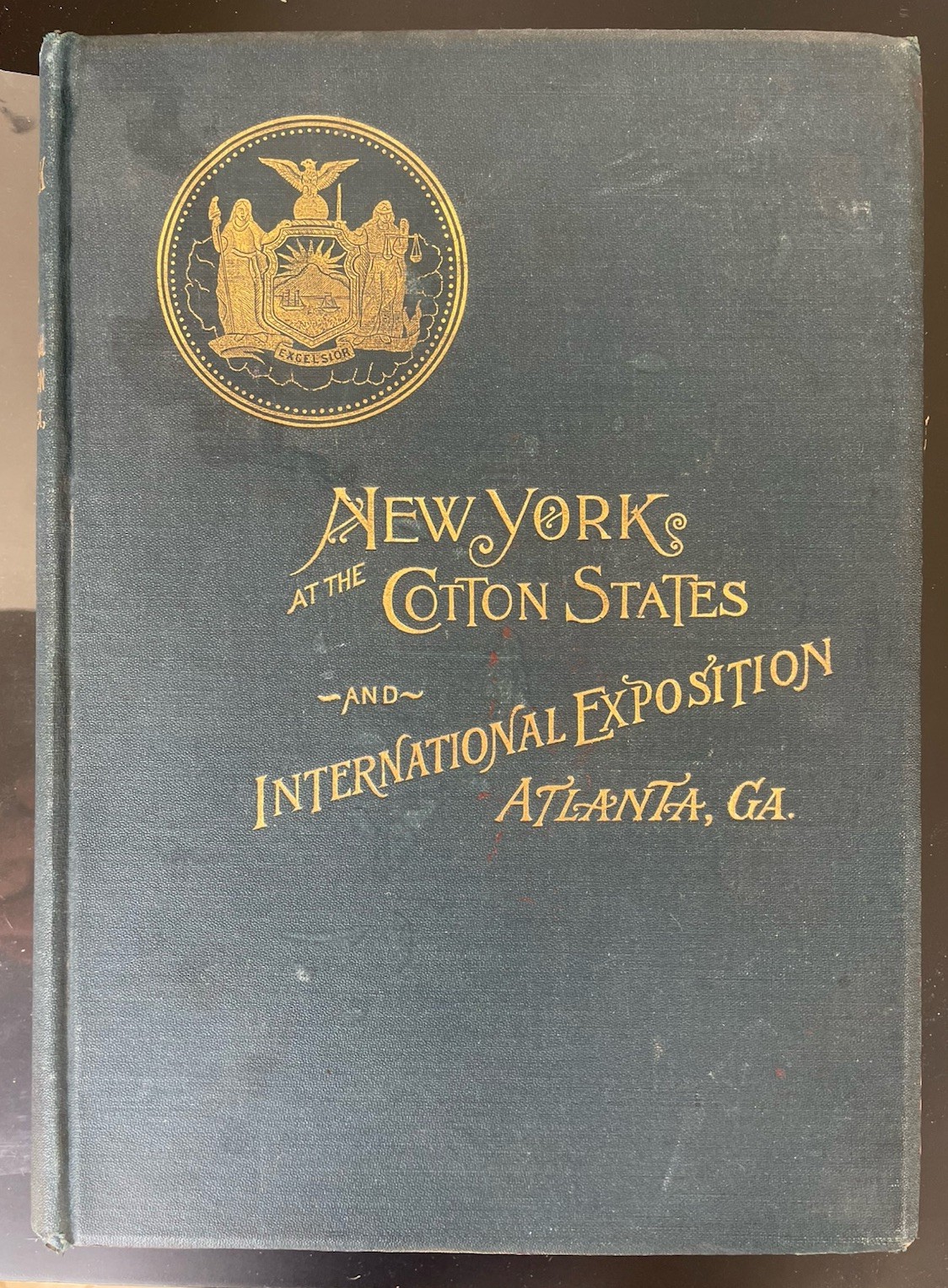 1895 NEW YORK at the COTTON STATES & INTERNATIONAL EXPOSITION, Atlanta Ga/ HC VG