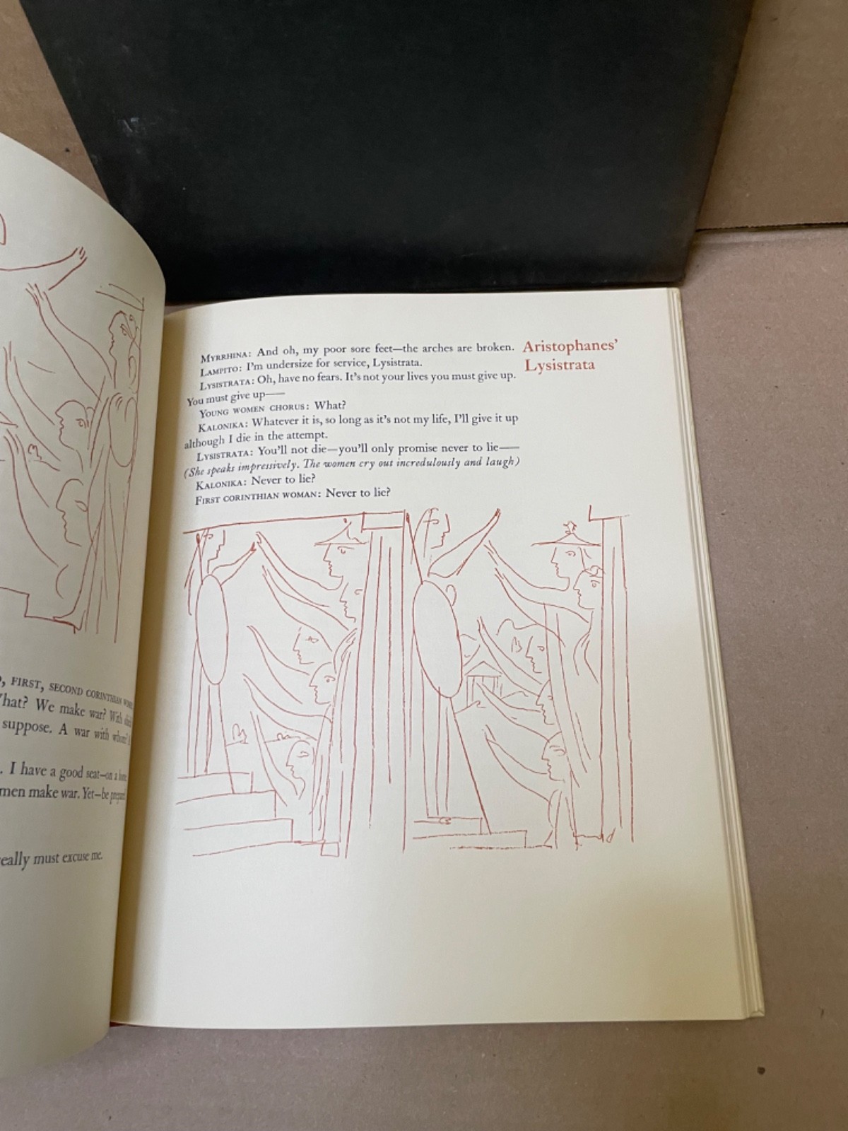 Lysistrata by Aristophanes Illustrations by Pablo Picasso 1962 Heritage Press