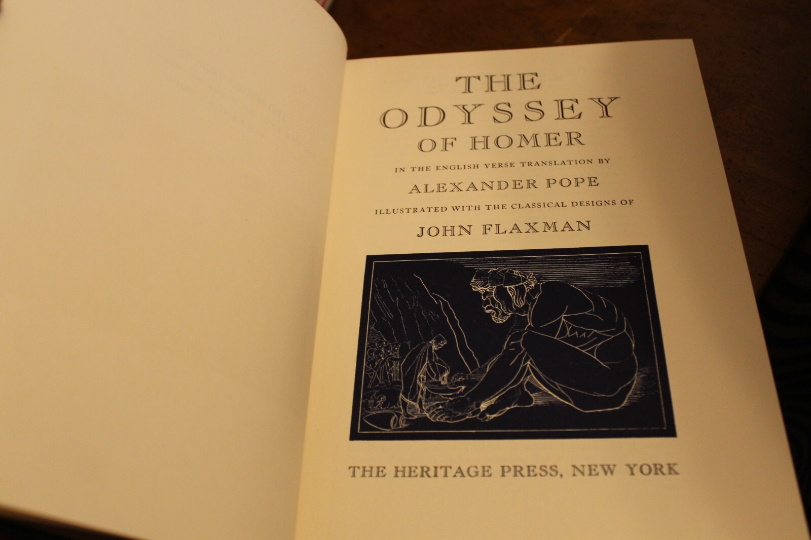 The Odyssey ~ Pope Translation ~ Heritage Press HC 1942