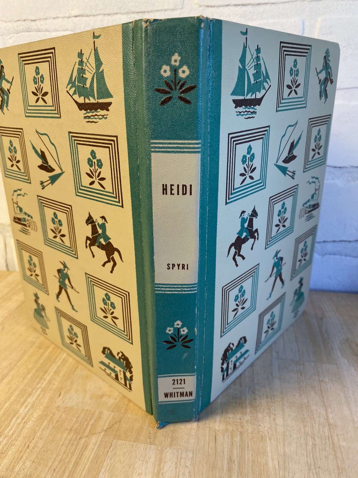 Vintage 1944 Children’s Book HEIDI by Johanna Spyri, Racine, Wisconsin