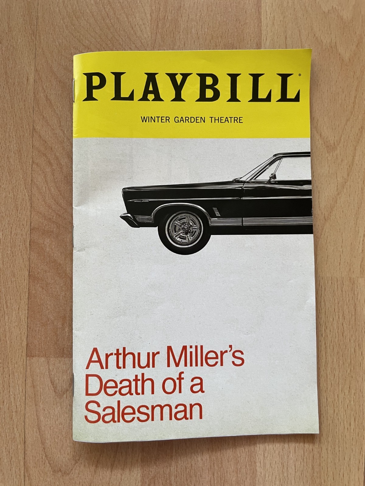 Arthur Miller’s DEATH OF A SALESMAN Playbill Nathan Lane Laurie Metcalf