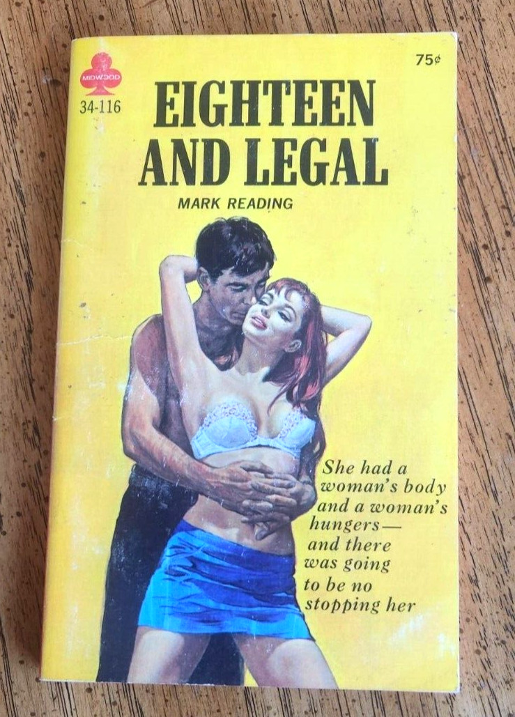 Eighteen and Legal by Mark Reading Midwood Sleaze # 34-116 – 1968 VG