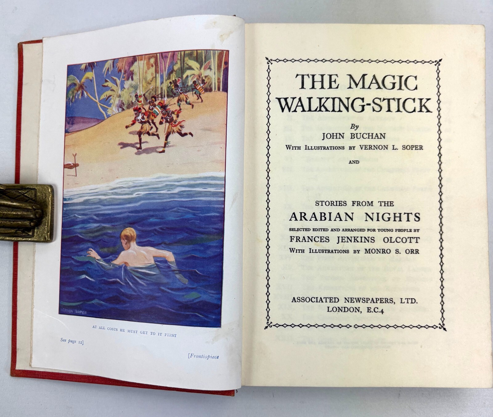 The Magic Walking-Stick, John Buchan, & Stories From The Arabian Nights, Olcott