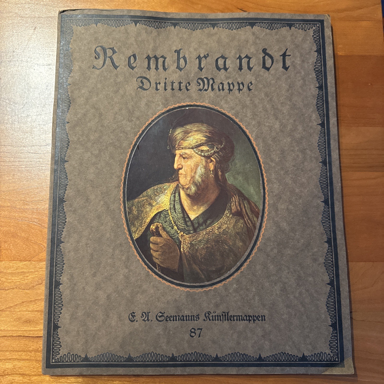 FREE SHIP! Rembrandt Dritte Mappe 87 – Seemann’s Artist Folders – in German