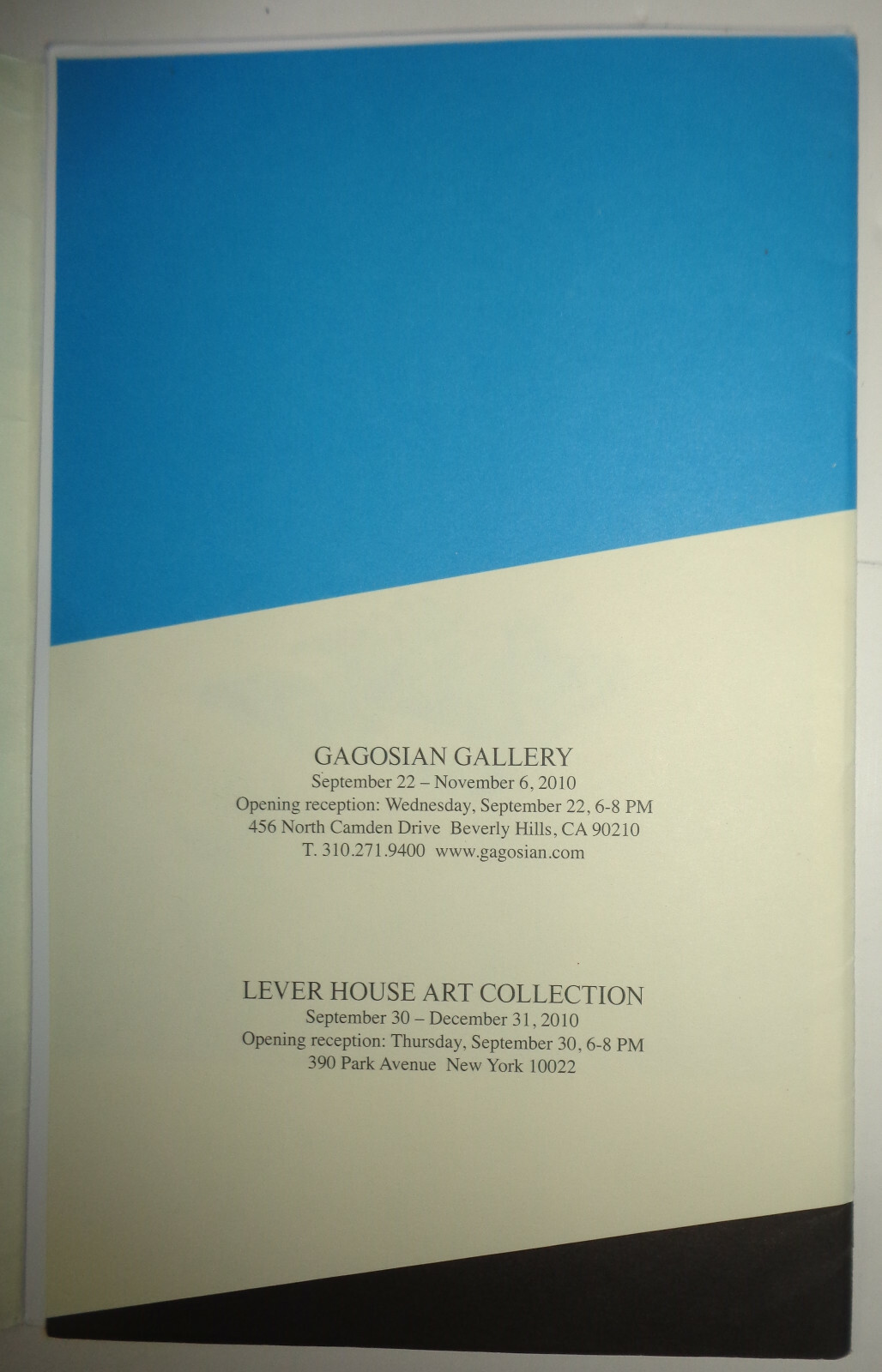 Taryn Simon : Contraband – Exhibition catalog – Gagosian Gallery 2010