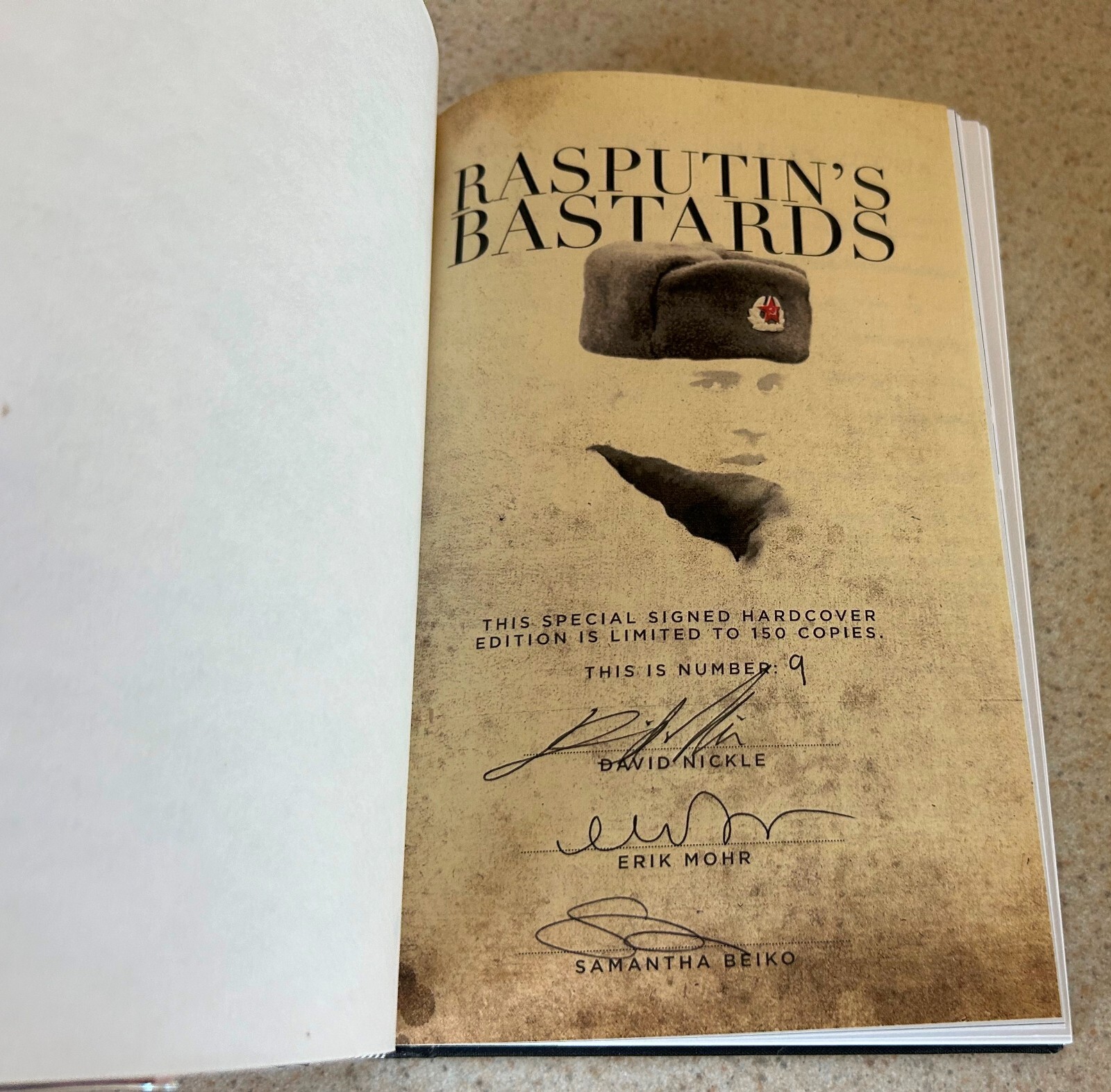 David NICKLE — Rasputins Bastards (Chizine) — SIGNED X 3 Limited to 150 HC
