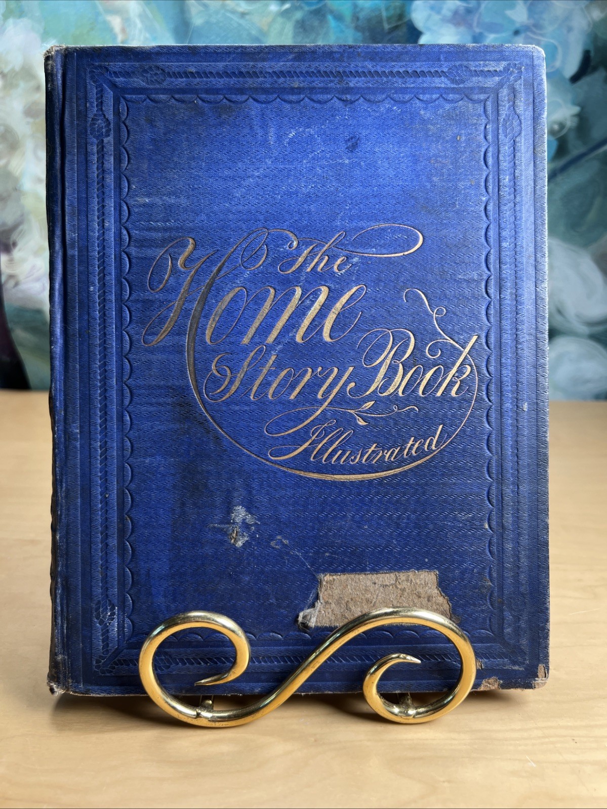 1857 The Home Story-Book Illustrated With B&W and Color Plates Childrens Stories