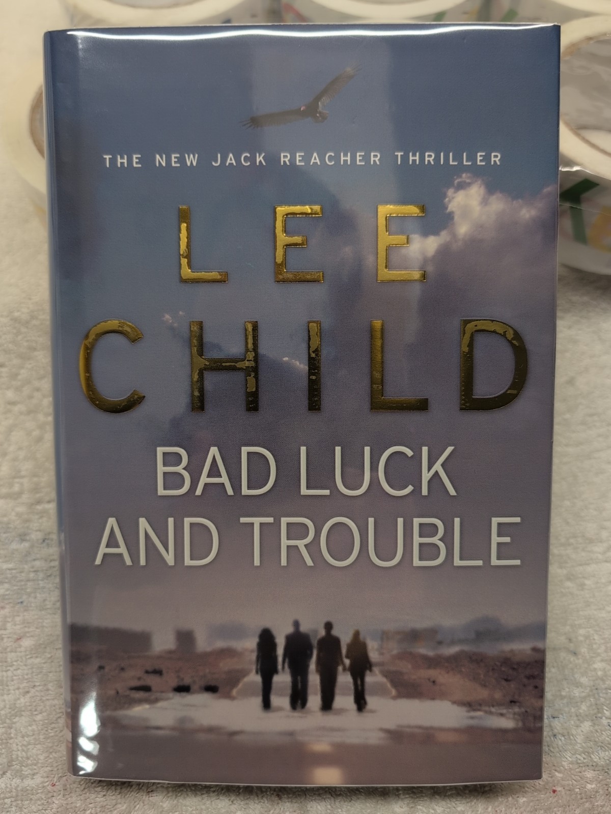 ??Signed BAD LUCK AND TROUBLE Lee Child (2007) + Custom Mylar #11 Jack Reacher!