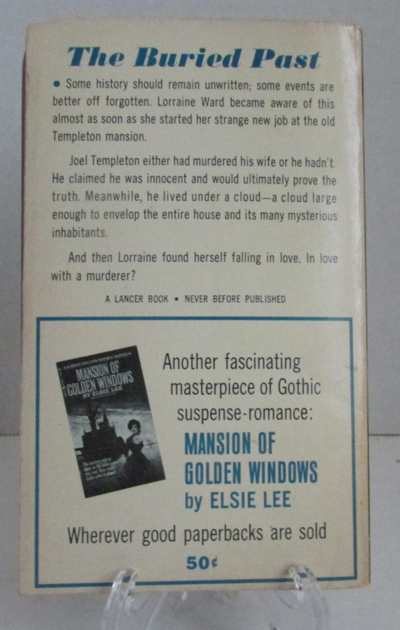 [Lancer Gothic] The Templeton Memoirs – Dorothy Daniels 1st Ed. PB