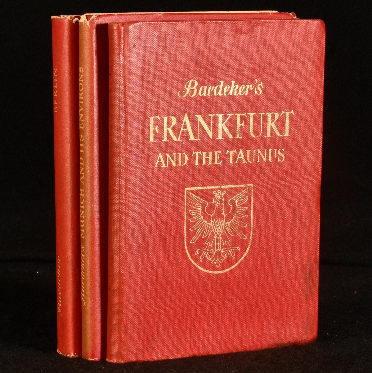 1953-1965 3vol Baedeker’s Frankfurt, Munich, and Berlin