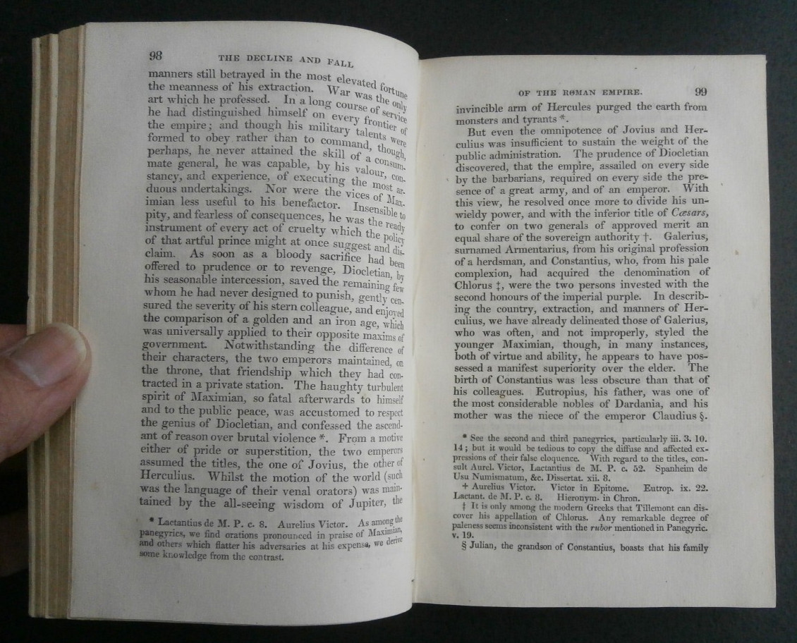 History of the Decline & Fall of the Roman Empire Edward Gibbon 9 Vols 1827