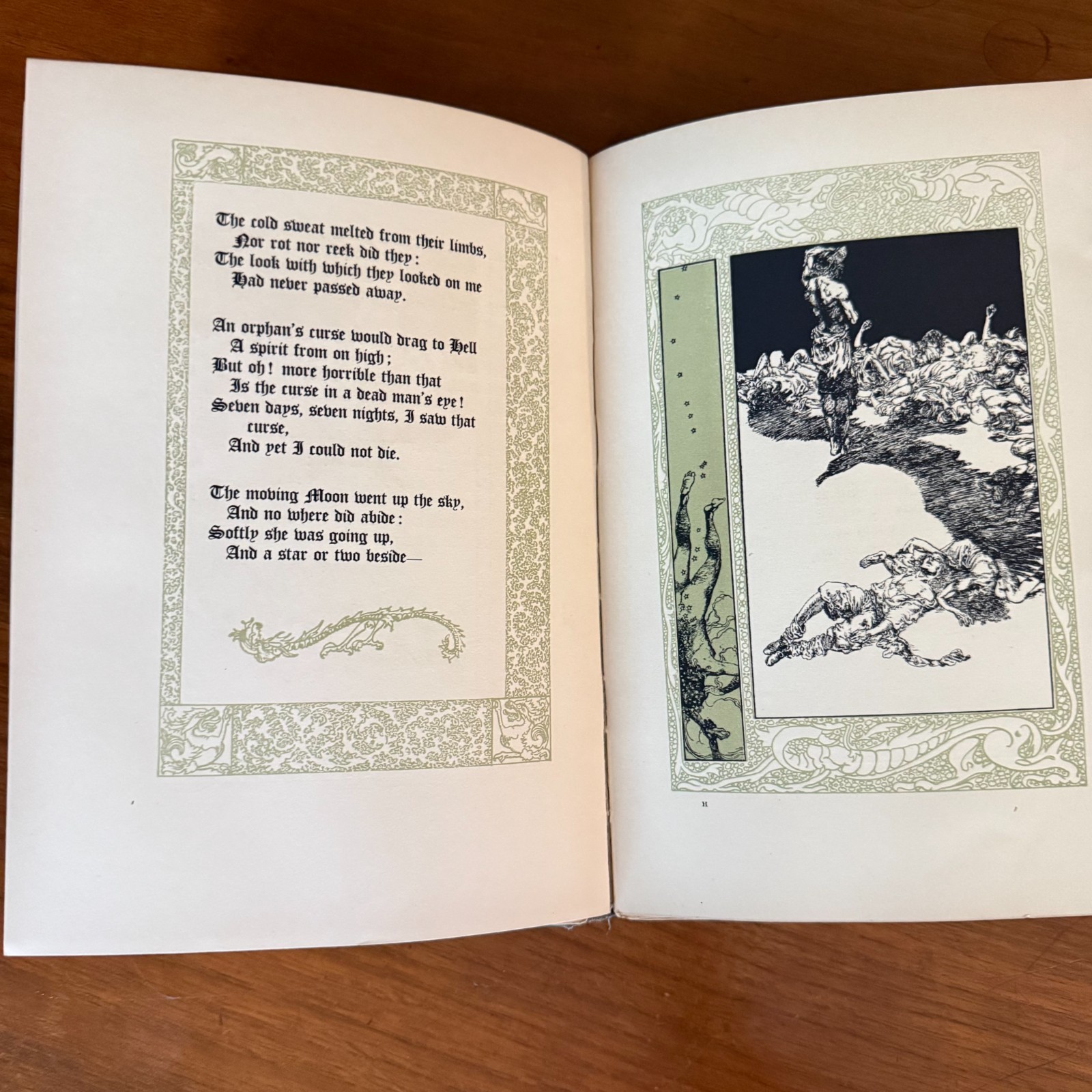 Rare 1910 Willy Pogany Ancient Mariner – COMPLETE 20 Plates Art Nouveau Binding