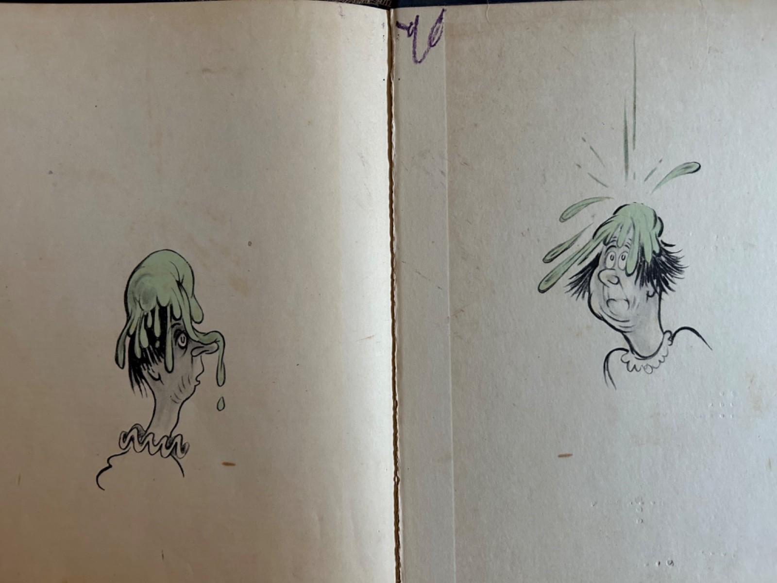 1949 First Edition – Bartholomew & the Oobleck by Dr Seuss – With BLUE Cover!
