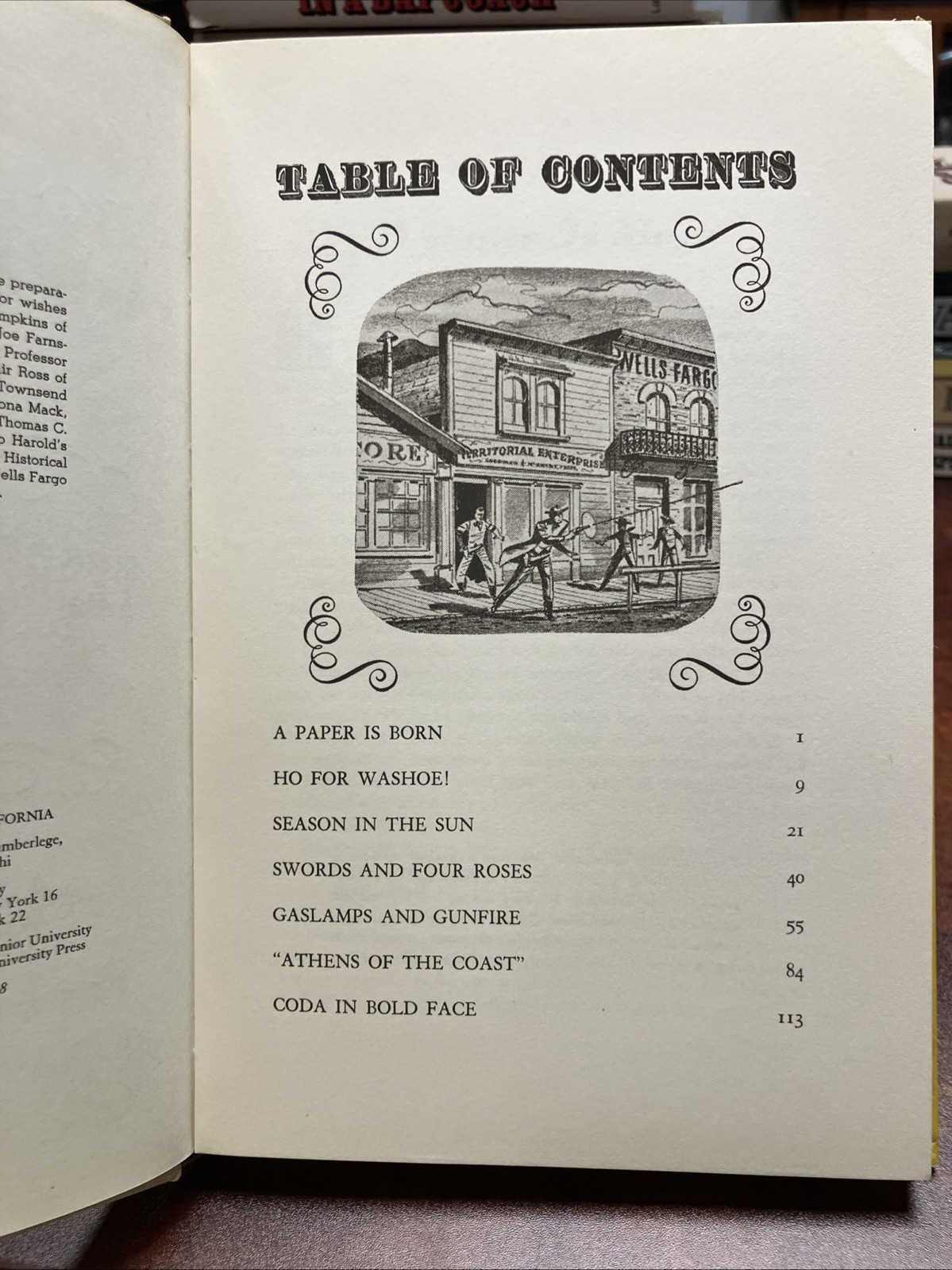 Comstock Commotion 1954 Lucius Beebe Virginia City Nevada News Enterprise