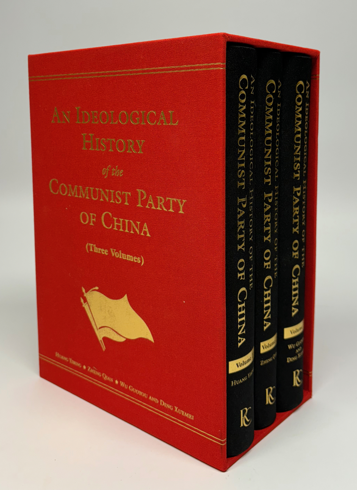Huang YIBING / Ideological History of the Communist Party of China 3 volumes 1st