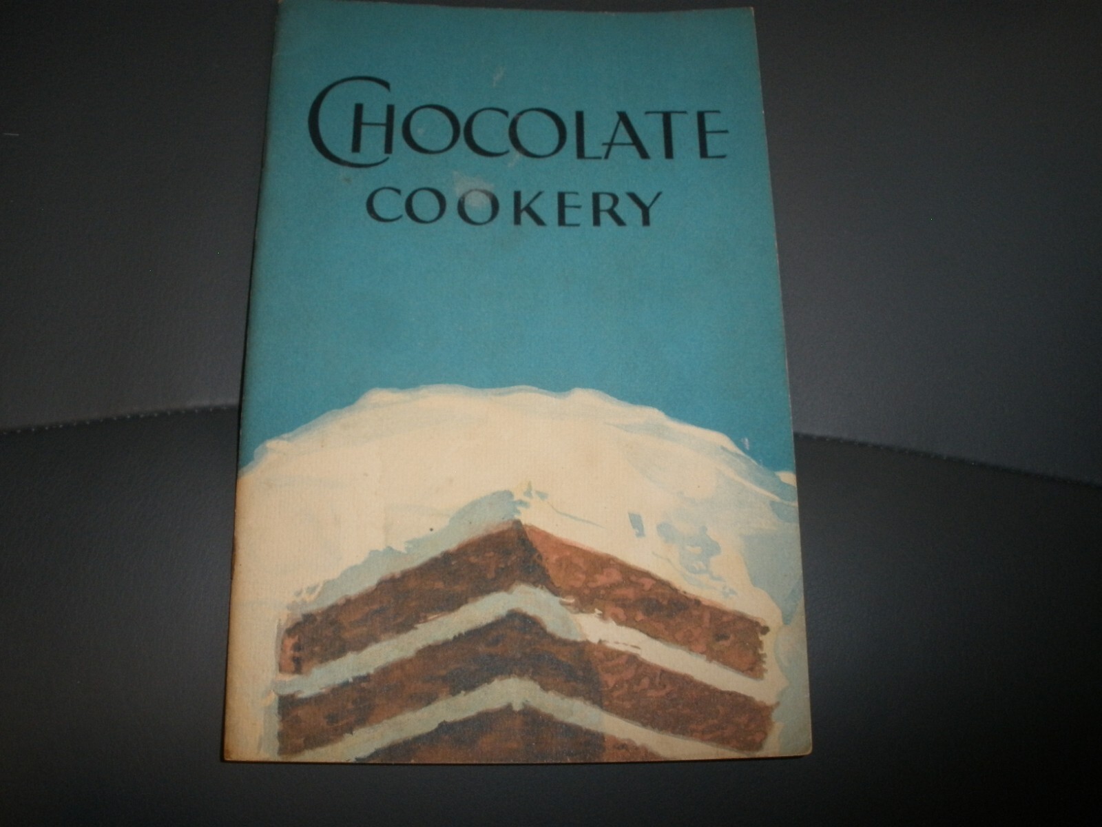 VTG 1929 CHOCOLATE COOKERY Cookbook General Foods Advertising