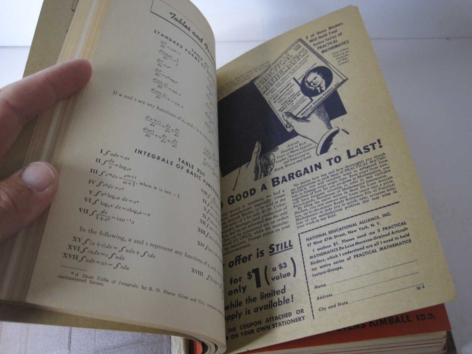Practical Mathematics, Volume 1 and 2, Issues 1 to 14, National Educational 1943