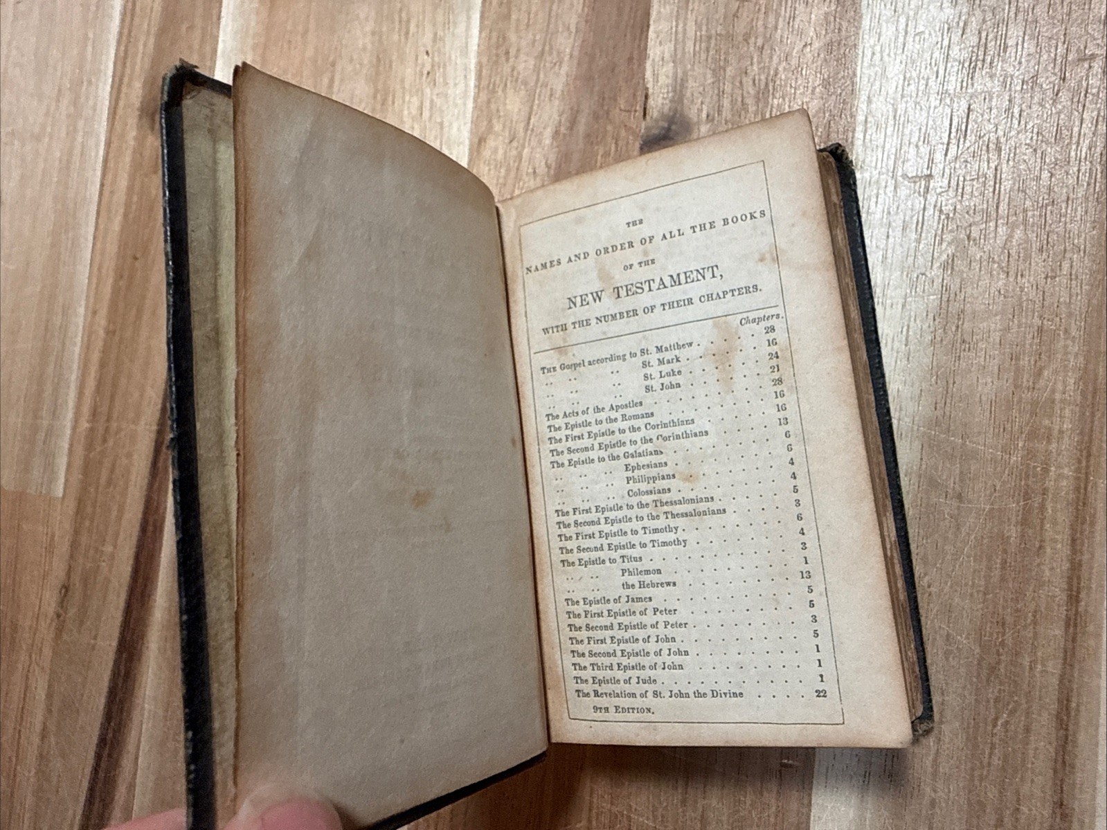 1852 NEW TESTAMENT pocket AMERICAN BIBLE SOCIETY leather PRE CIVIL WAR antique