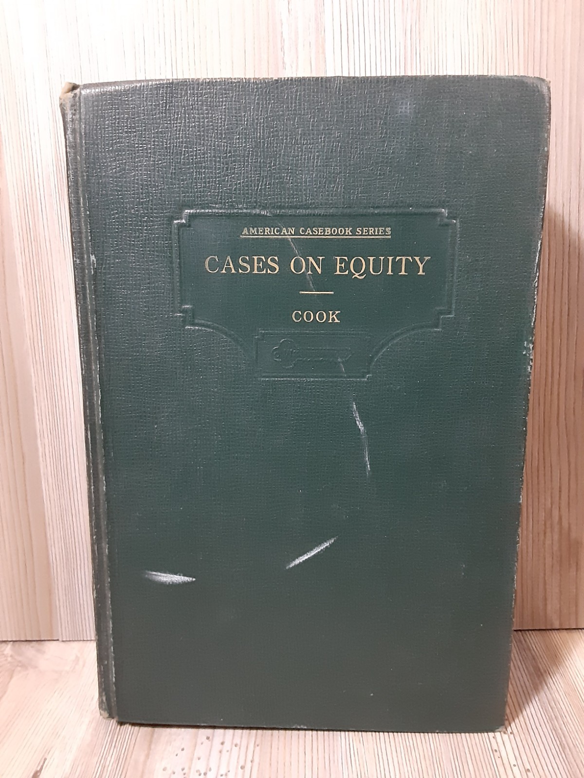 Cases on Equity Cook 1940 Third Edition Law Book American Casebook Series