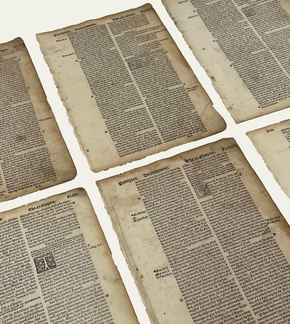 1549 Matthews-Tyndale Bible Page – Select Your Favorite Passage