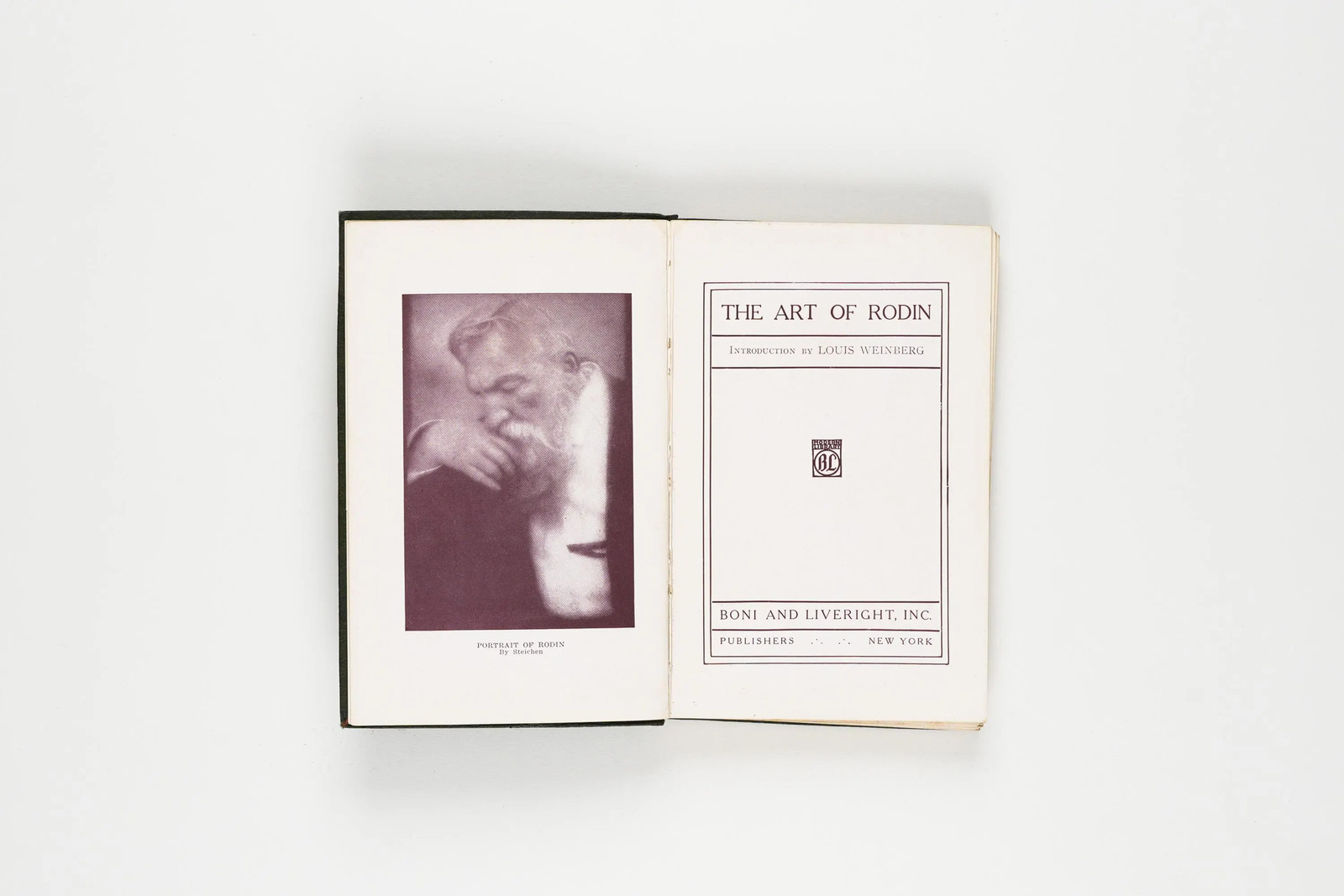 The Art of Rodin by Louis Weinberg 1918 Edition