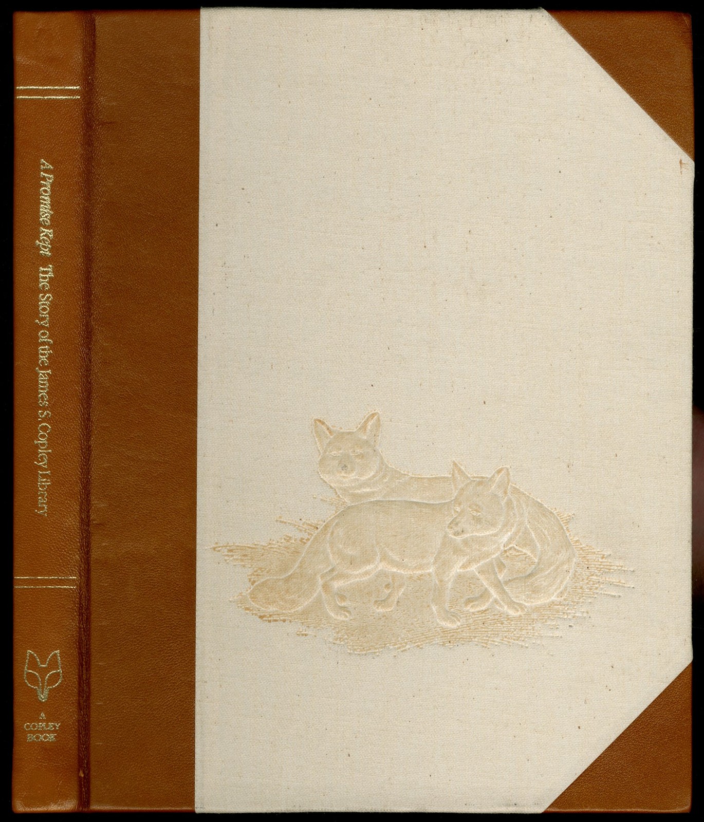 Richard REILLY / Promise Kept The Story of The James S Copley Library Signed 1st
