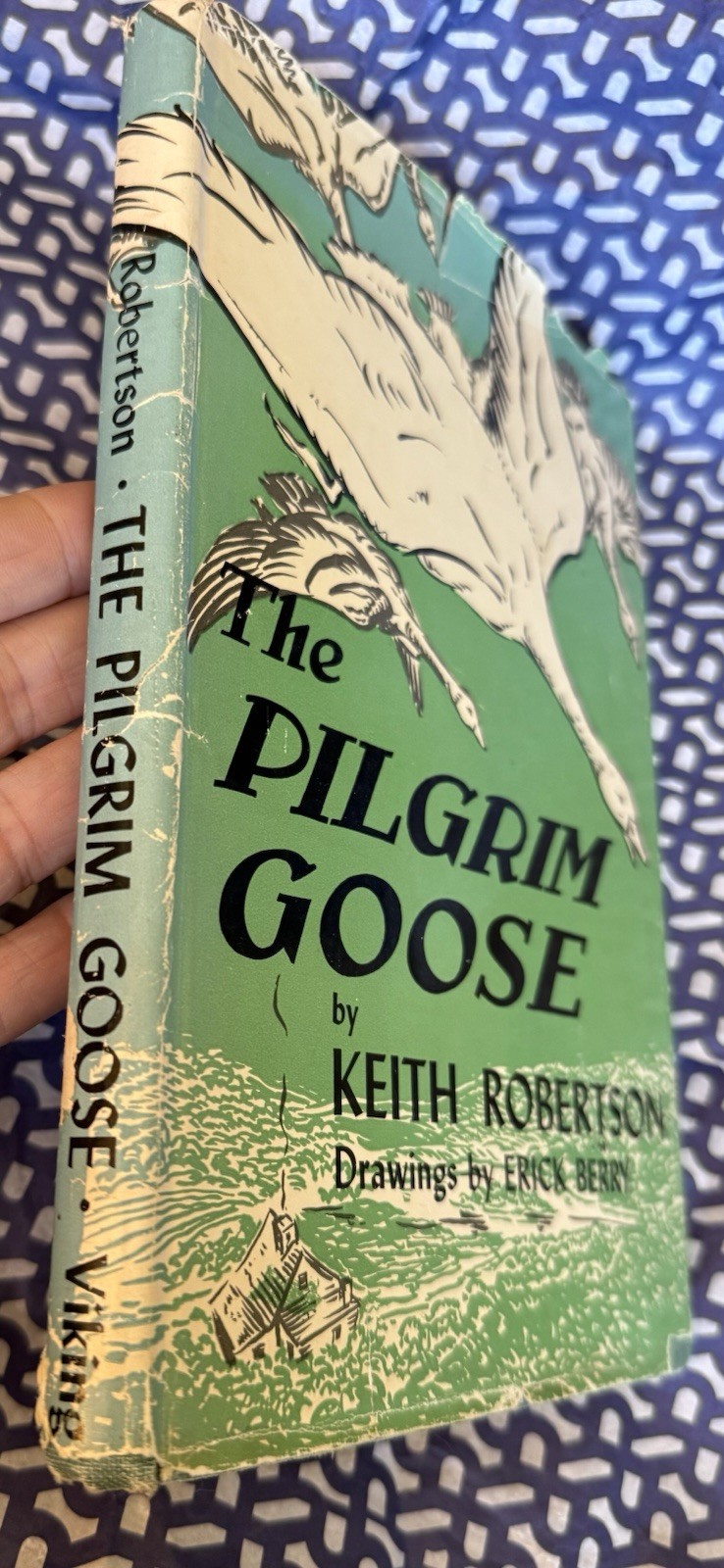 RARE 1st Ed ‘The Pilgrim Goose’ by Keith Robertson HCDJ Illustrated