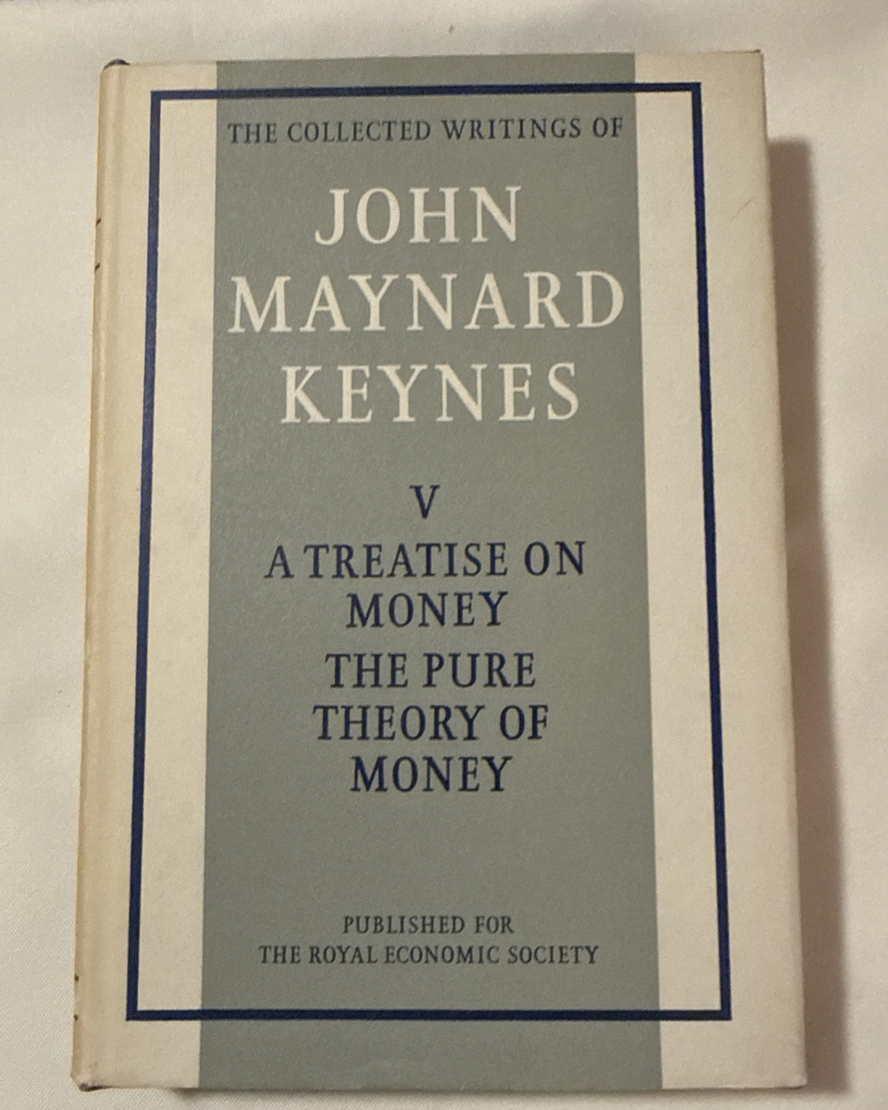 Vtg-A Treatise on Money by John Maynard Keynes 1971 Hardcover Dust Jacket Book