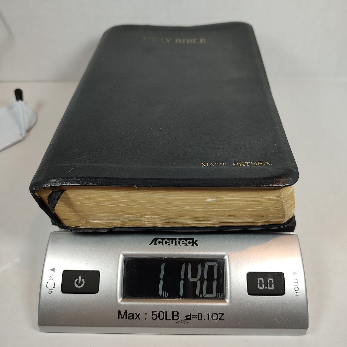 Vine’s Expository Reference Edition Holy Bible NKJV 1997 Black Bonded Leather
