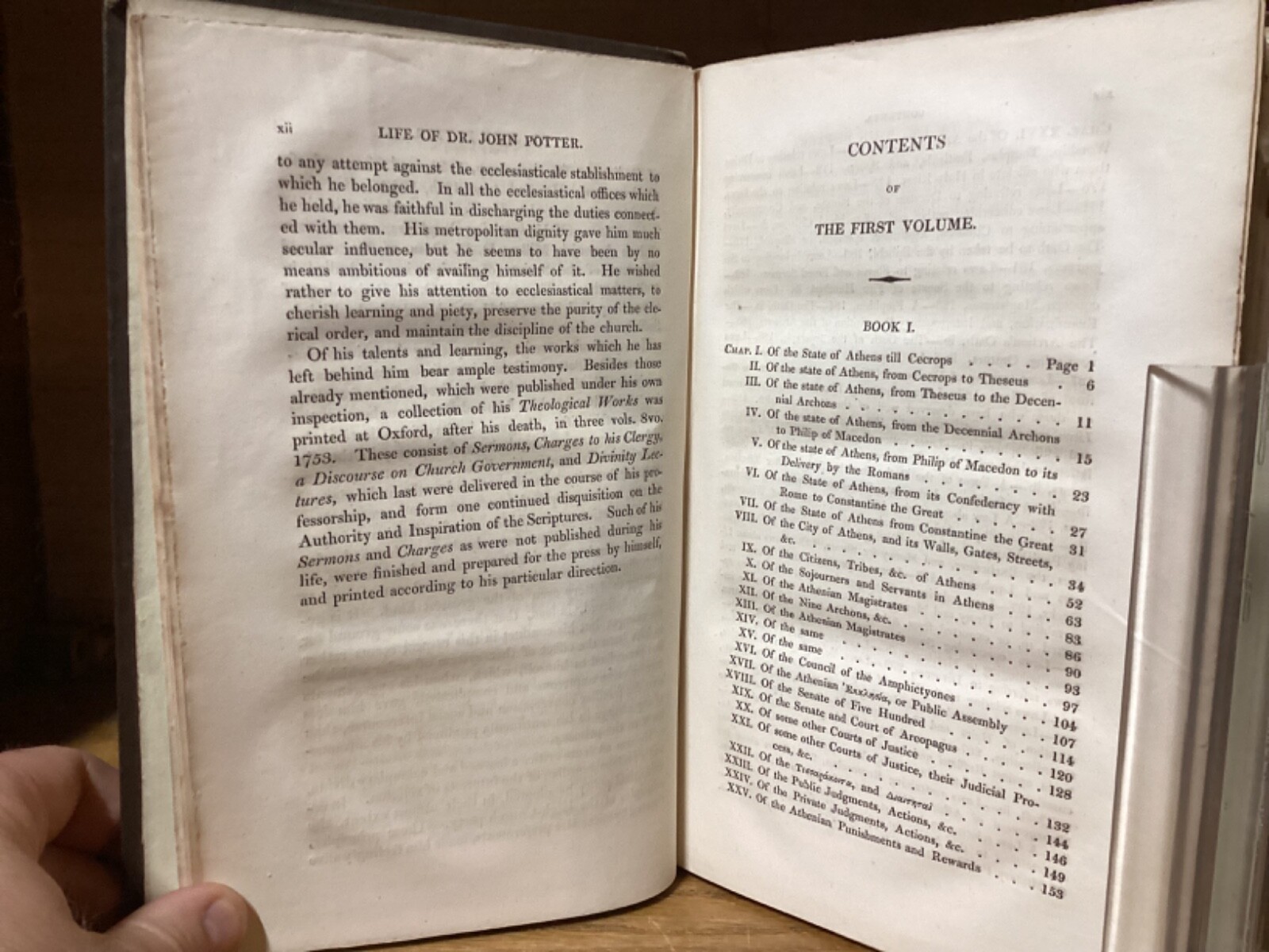 1832 Archaeologia Graeca / Antiquities Of Greece – John Potter – G. F. HOAR COPY