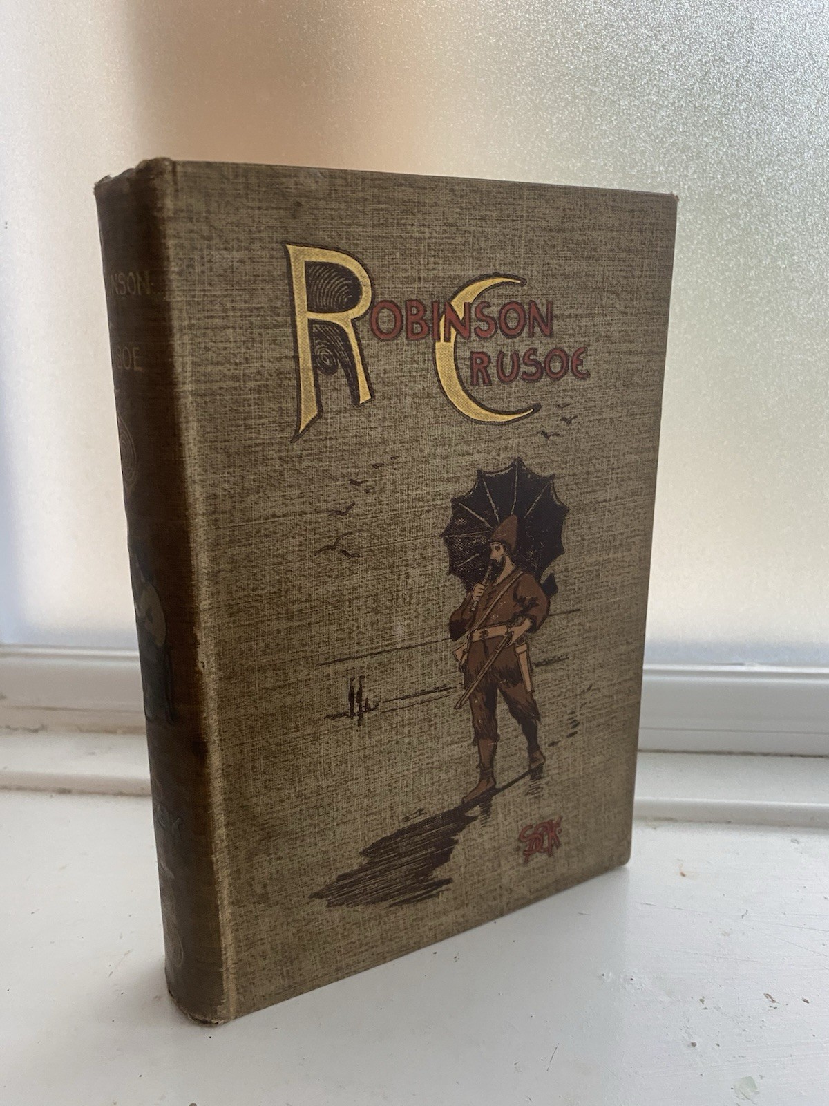 Robinson Crusoe Hardback Cover 1905 Society For Providing Christian Knowledge