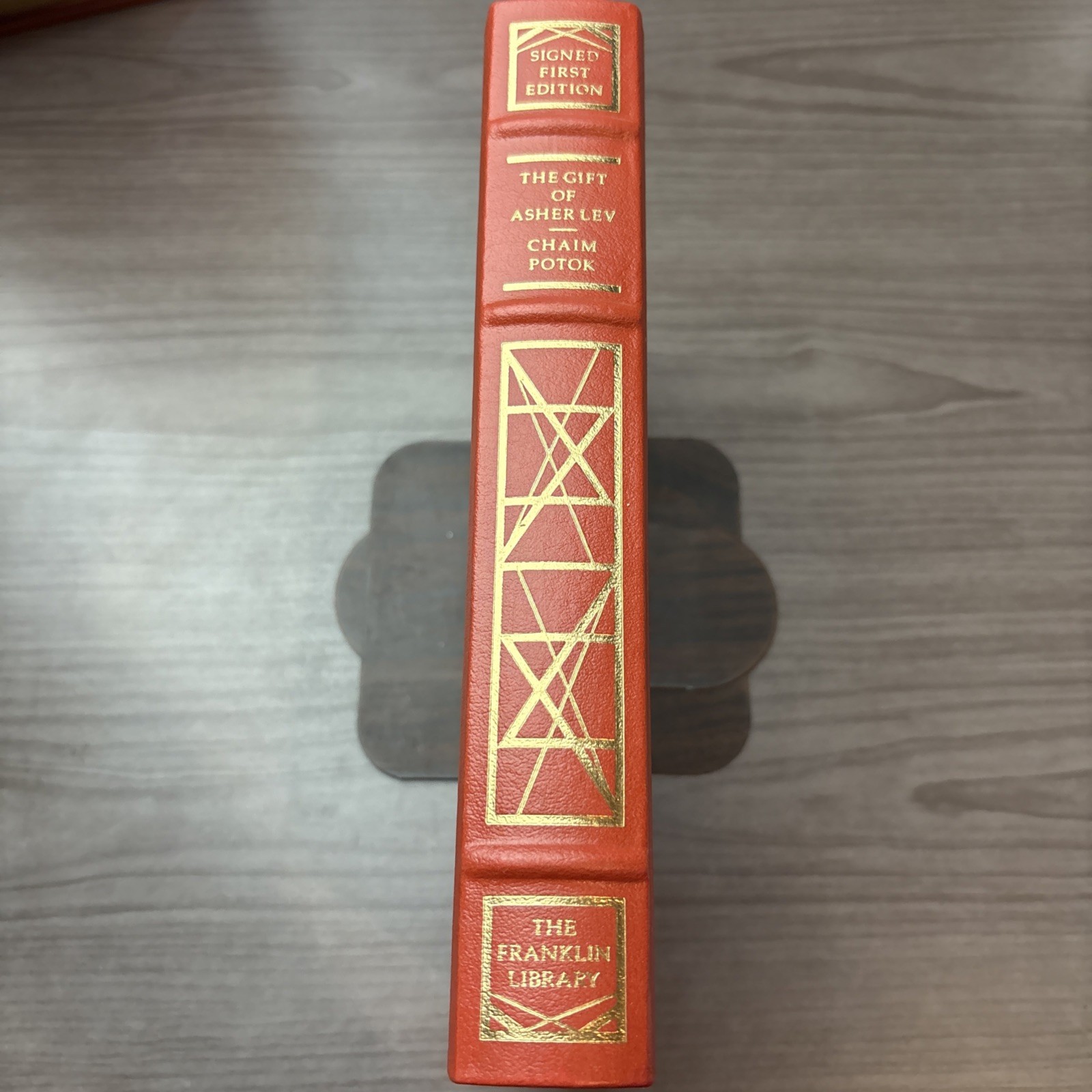 Franklin Library The Gift of Asher Lev by Chaim Potok Leather Signed 1st Edition