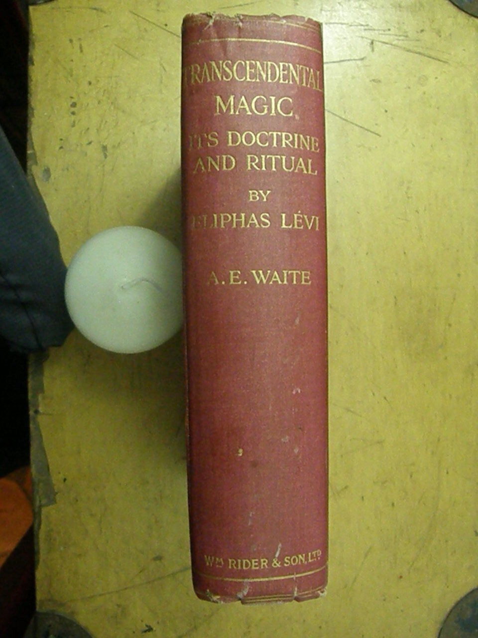 Transcendental Magic -Eliphas Levi MYTH OCCULT WITCHCRAFT KABBALAH BLACK SABBATH