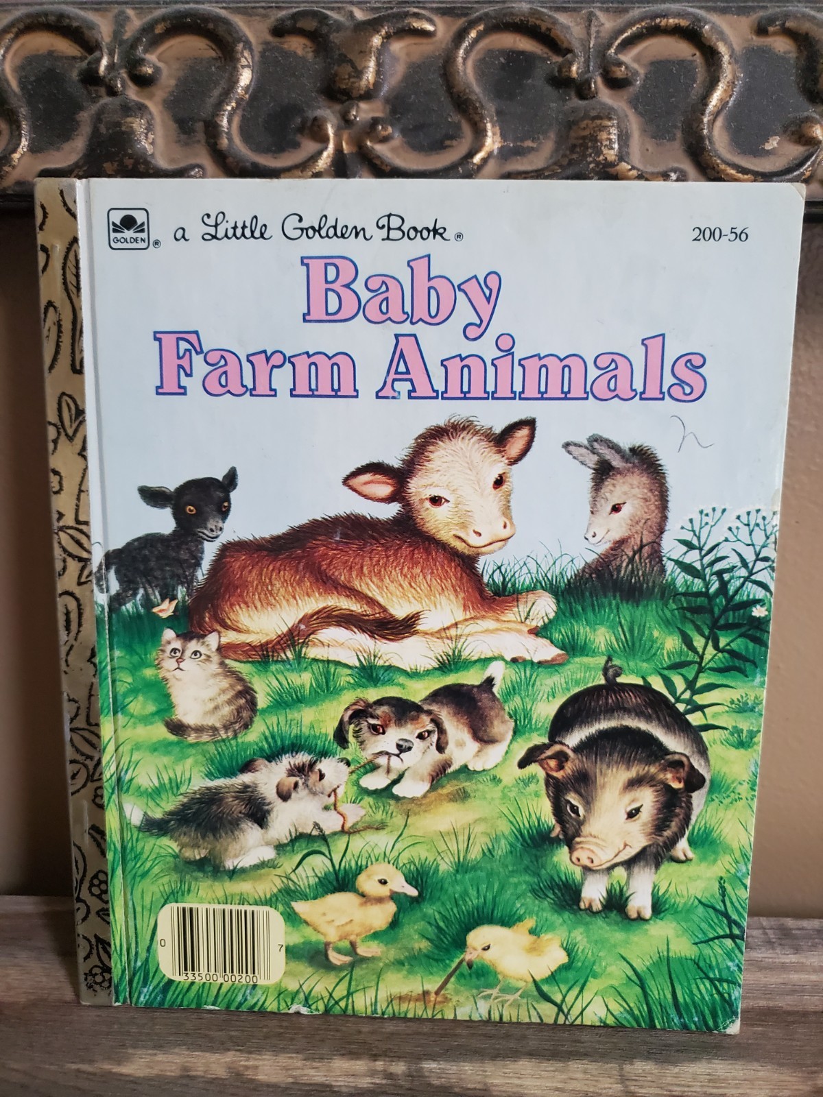 Vintage Little Golden Book Baby Farm Animals Hardcover by Garth Williams 1958