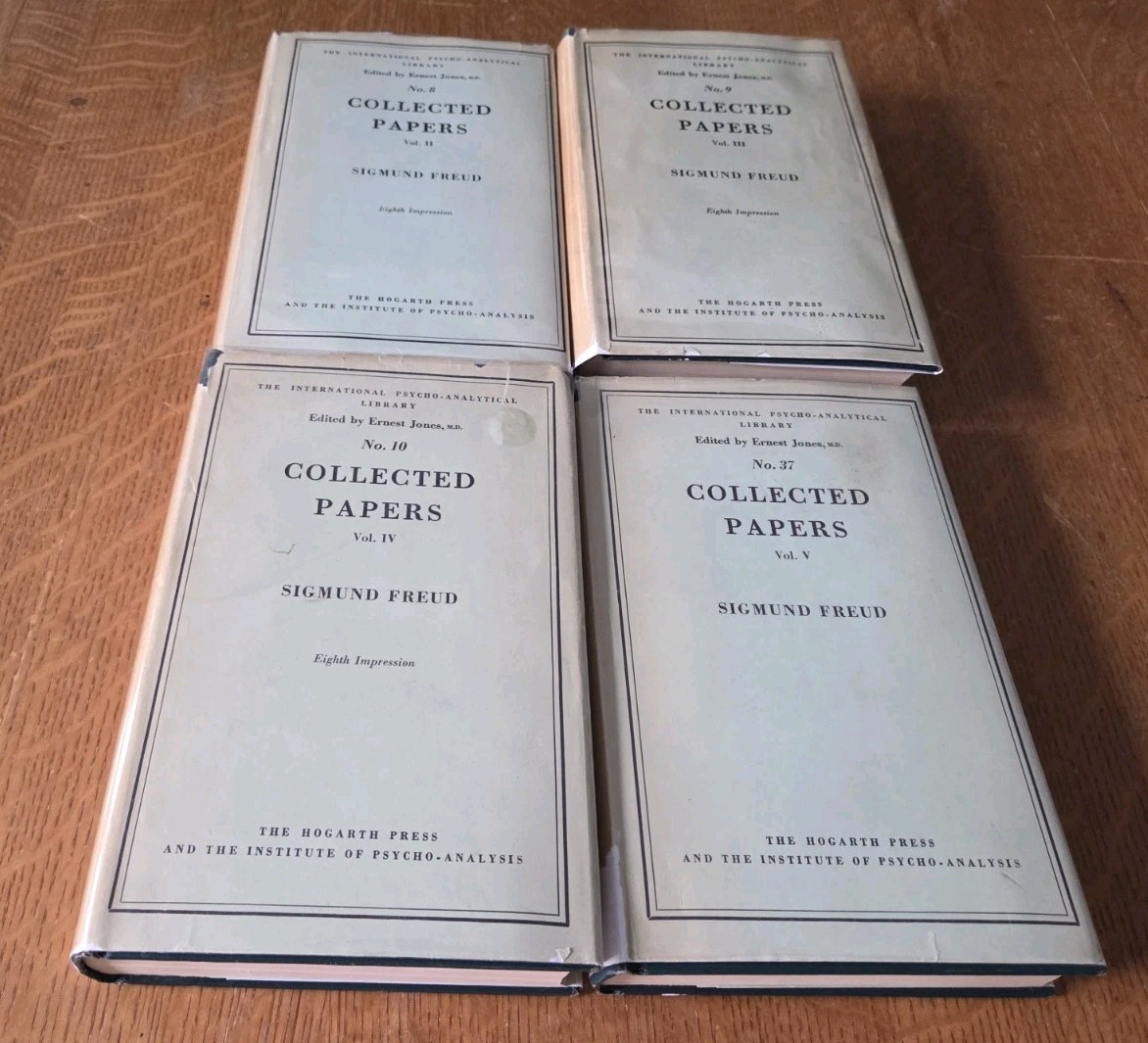 Sigmund Freud / Collected Papers, Volumes 2, 3, 4, 5 1953 Hogarth Press