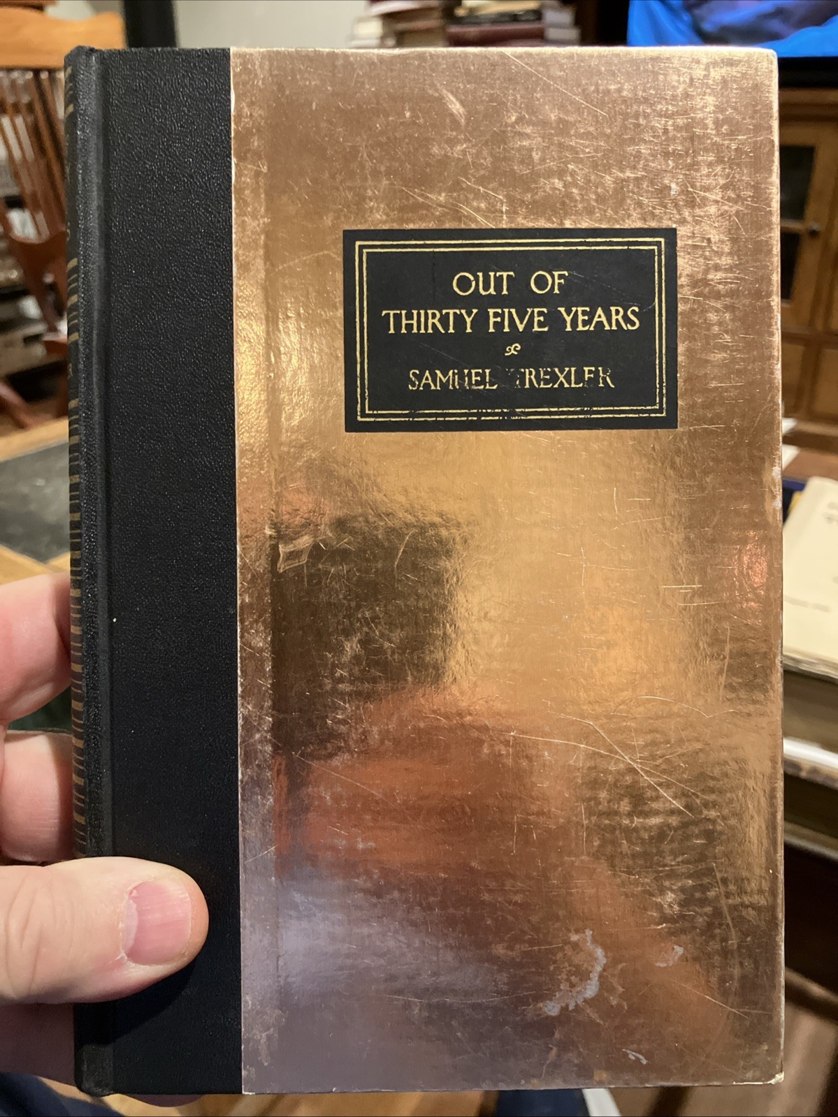 1936 Out Of Thirty Five Years Signed by Author, Trexler