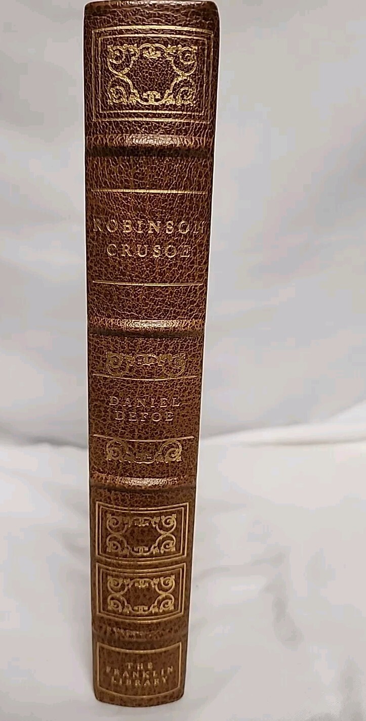 The Adventures Of Robinson Crusoe Daniel Defoe (1977) 100 Greatest Franklin Lib