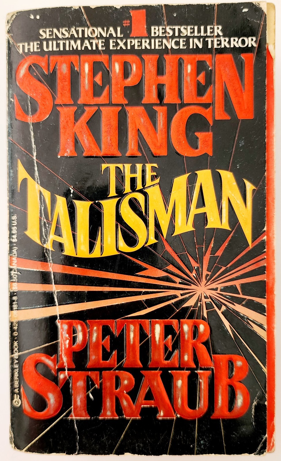 1985 The Talisman Stephen King Vintage Horror PB Peter Straub 1st Berkley F22
