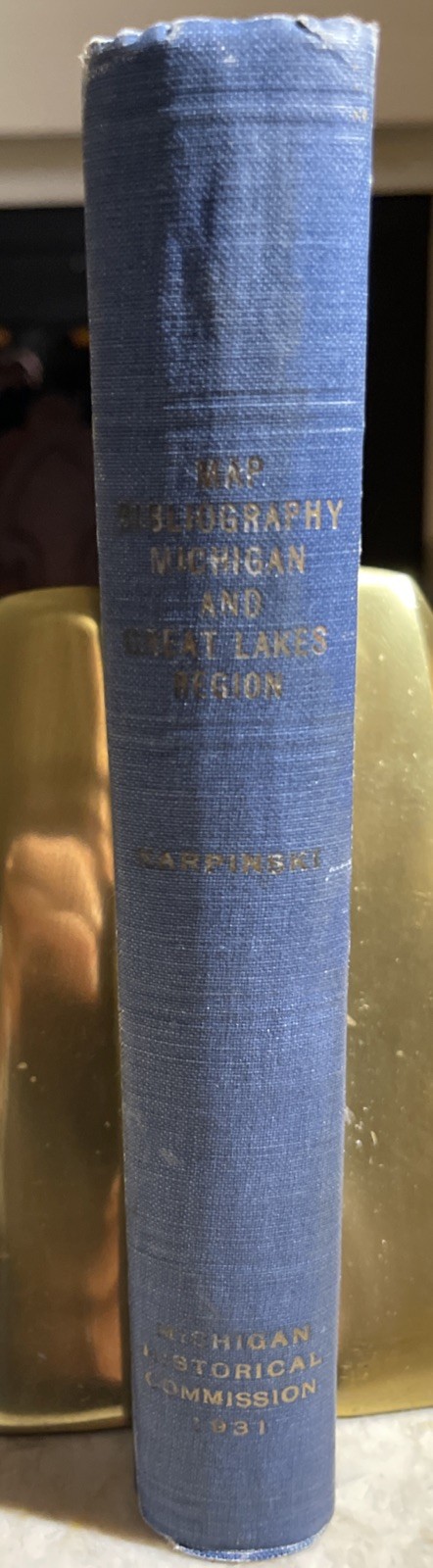 Bibliography Of The Printed Maps Michigan 1804-1880 Historical Atlas Karpinski