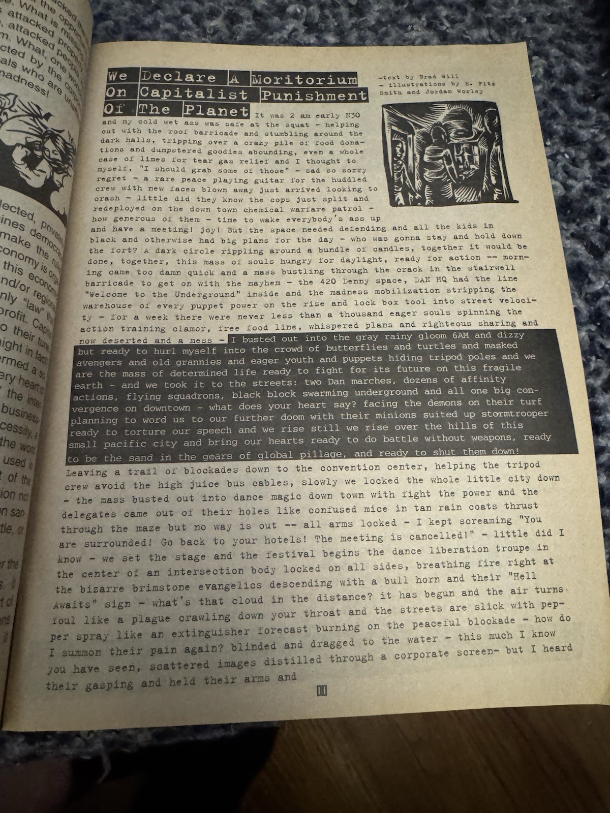 Reflections On Seattle World War 3 Magazine Resistance World Order 2000