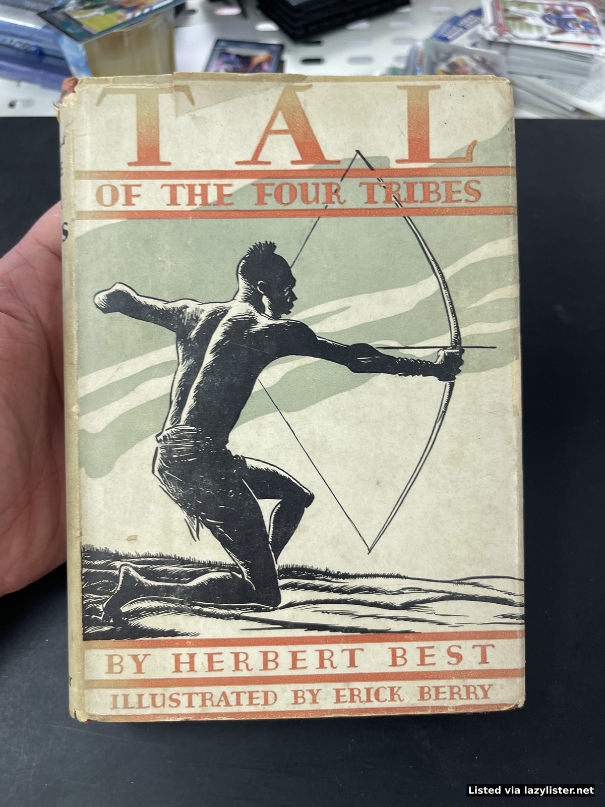 Tal of the Four Tribes 1938 First Edition Herbert Best Erick Berry Illustrated