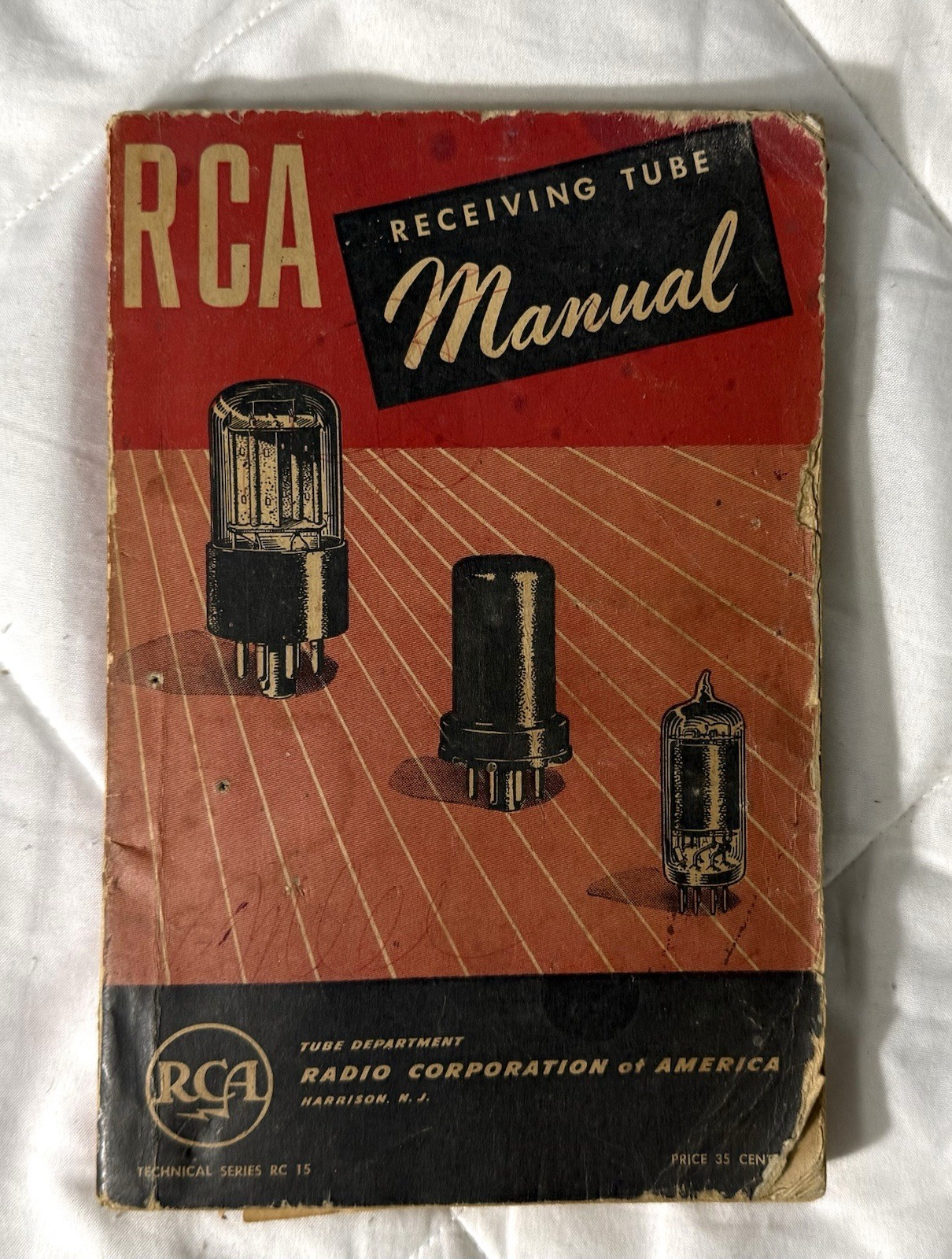 RCA Receiving Tube booklet Manual 1947 Series RC-15