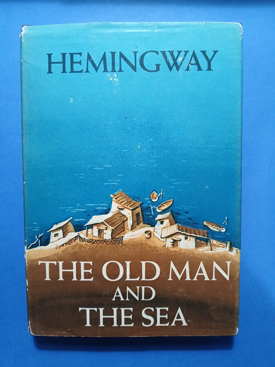 The Old Man and The Sea by Ernest Hemingway 1952 HC DJ 1ST EDITION BOOK CLUB „W“