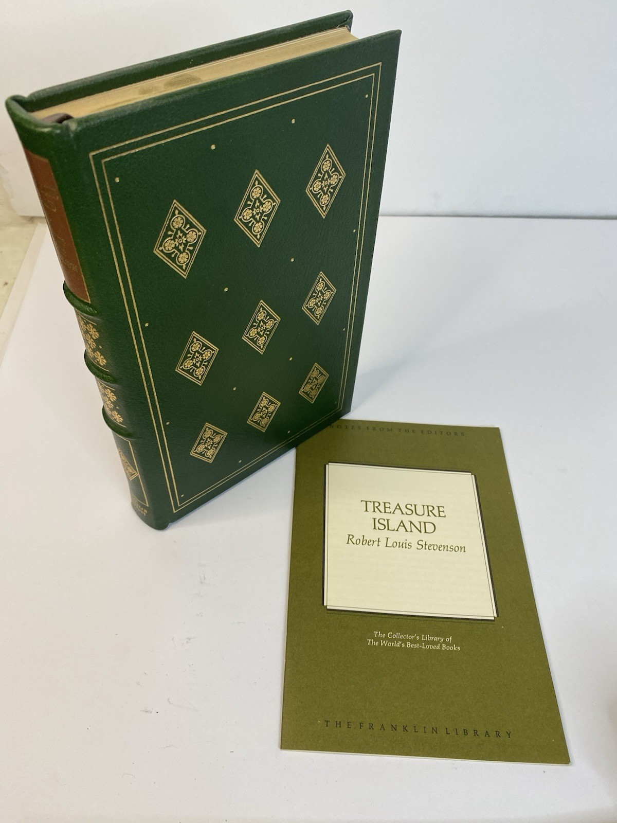 Franklin Library Treasure Island Robert Louis Stevenson Best-Loved Books