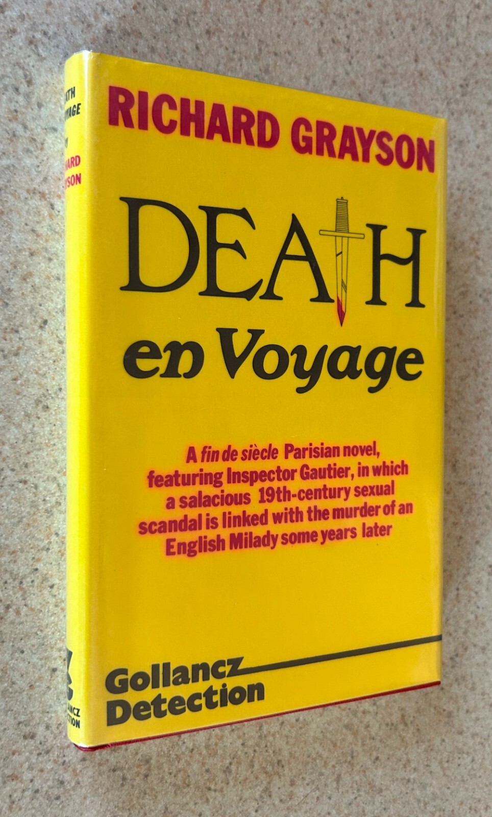 Richard GRAYSON — Death En Voyage (Mystery) — 1986 Gollancz UK 1st Ed HC