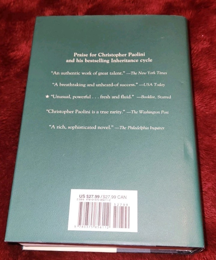 Christopher Paolini Inheritance Signed 1st Edition Autographed Hardcover 2011