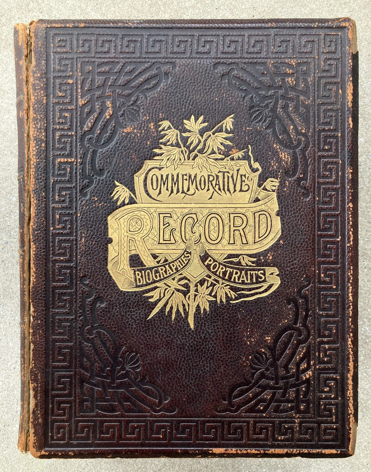 1898 Central PA Settlers Biography Portraits Commemorative Record