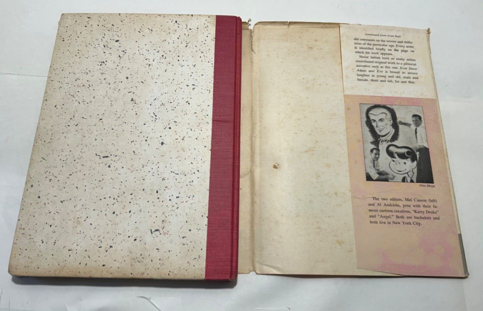 Vintage Ever Since Adam & Eve Cartoon Book 1st Ed. McGraw- Hill 1955