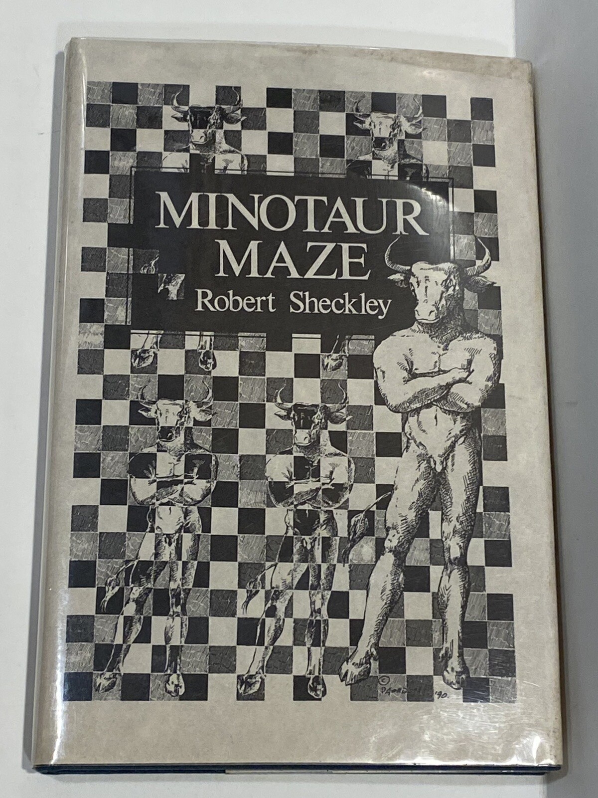 Minotaur Maze REVIEW COPY 2X SIGNED Robert Sheckley & Rudy Rucker 1990 LMTD #289