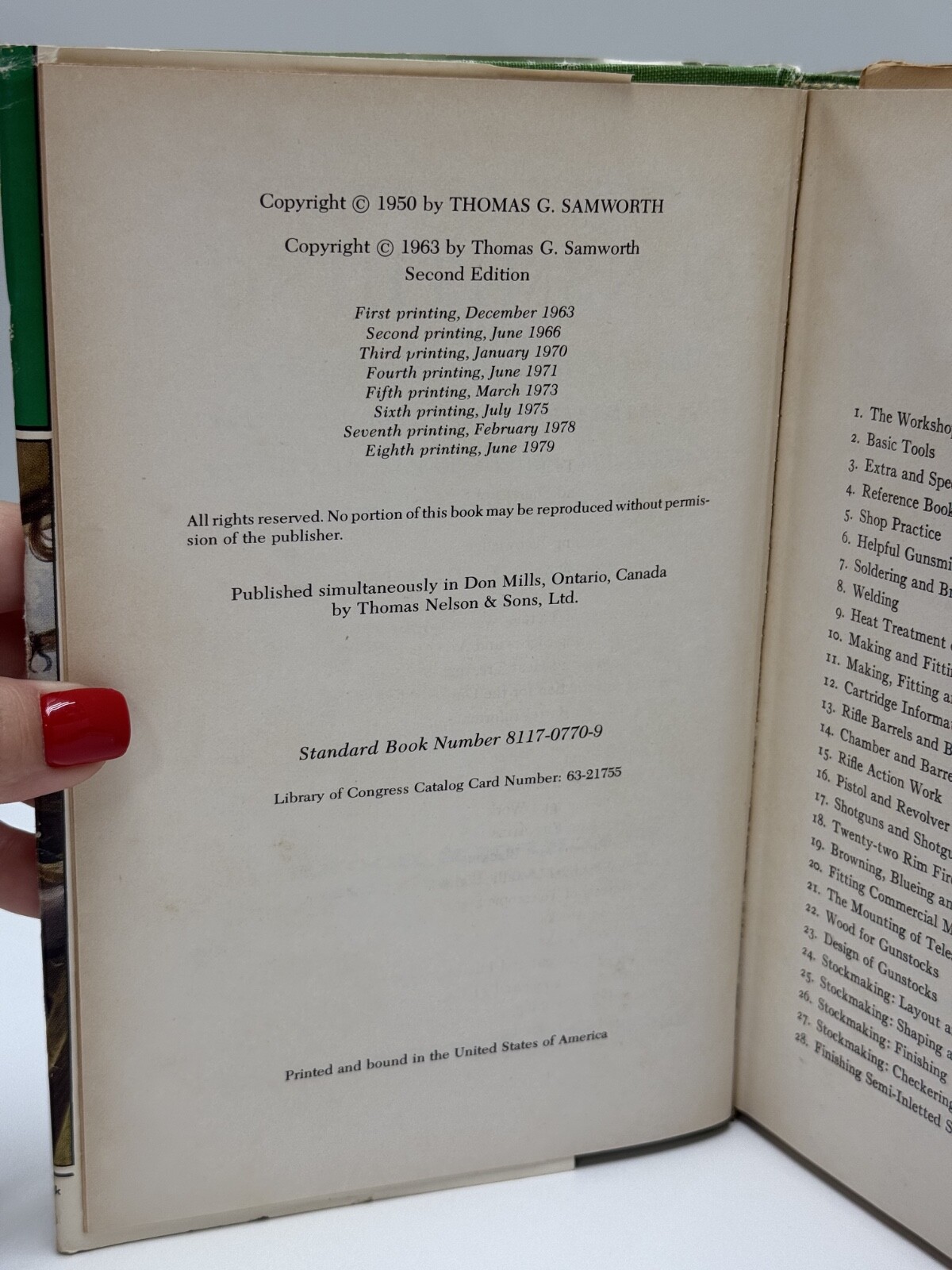 Gunsmithing. Samworth Book on Firearms. by Dunlap, Roy.: Fine Hardcover 1950